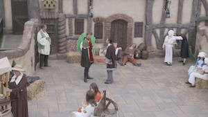 Prince and Dandini’s market scenes